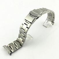 Nerūdijančio plieno juostos dirželis 20 mm 22 mm besiūlis sulankstomas sagtis nardymo vyriškas sportinis keičiamas apyrankės laikrodžio priedai, skirti Seiko 20mm gray