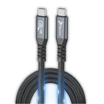 Kabelis 1m USB-C - USB-C, PD240W, USB 3.2 Gen 2, 20Gbps