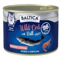 BALTICA EXCELLENT Karma mokra kotas su laukiniu menkiu ir krevetėmis 185g