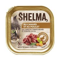 SHELMA anties ir vištienos paštetas - šlapias kačių maistas - 100g