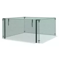 Sodo tinklas nuo kenkėjų, plienas žalias 1,25x1,25 m