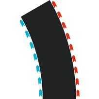 Carrera HYBRID Curves Radius 30° zwei Module (50052004)