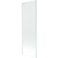 Mexen Next L voniai skirtas 1-duris barjeras 60 x 150 cm, permatomas, baltas - 895-060-000-03-00-20