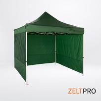 Prekybinės palapinės stogas ir sienos (4 vnt.) komplektas 2x2 Žalia Zeltpro PROFRAME