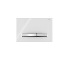 Geberit 115.788.11.2- Nuleidimo mygtukas Sigma50 24,6x16,4 cm balta/matinis chromas
