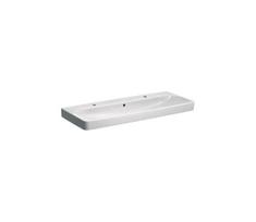 Geberit 500.253.01.1 - Pakabinamas dvigubas praustuvas Smyle Square 120x48 cm keramika/balta