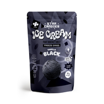 STAR CANDIES džiovinti šaltyje vaniliniai juodieji ledai 50 g.