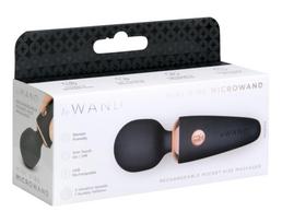 Le Wand Mini Microwand Black vibruojantis masažuoklis