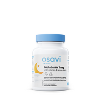 Melatonin with Valerian & Lemon Balm 1mg Melatoninas 1 mg su valerijoju ir melisa 120 kapsulių