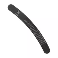 PEGGY SAGE_2-Way Nail File Šiurkštus dvipusis nagų dildė 100/180 Juoda