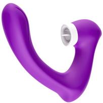 ARMONY STIMULATORS ARMONY - SECRETKISS LICKING VIBRATING CLIT & VIBRATOR CURVED PURPLE
