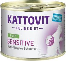 KATTOVIT Jautri kalkūnų mėsa - šlapias kačių maistas - 185 g