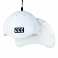LED nagų lempa, 48W, su laikmačiu ir jutikliu, balta