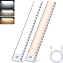 LED spintelių šviestuvai, su žmogaus judesio jutikliu, įkraunami, 30 cm