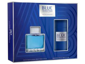 Rinkinys Antonio Banderas Blue Seduction vyrams: EDT 100 ml + purškiamas dezodorantas 150 ml