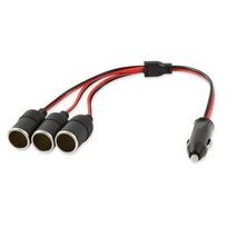 Automobilinio įkroviklio lizdų dalintuvas Powermax „3 in 1“ 12V/24V