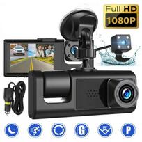 3in1 automobilių įrašymo rinkinys su WiFi FullHD ir atbulinės eigos kamera