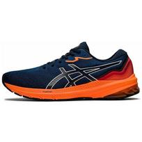 Asics GT 1000 11 Prancūziškai mėlyni Šokiruojančiai oranžiniai Vyriški sportbačiai 1011B354-401 46