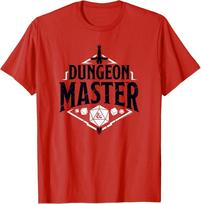 Dungeons and Dragons Dungeon Master Sword and Dice Logo T-Shirt S