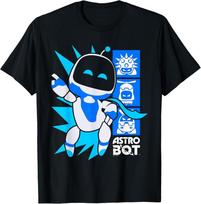 Astro Bot Gelbėjimo Misija Pergalės Pozos Vaizdo Žaidimo Marškinėliai 4XL