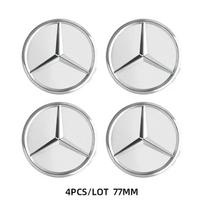 4 vnt. 75 MM Automobilio ratų centriniai dangteliai AMG vainikas Mercedes Benz GLE GLK SLK CLA CLK W203 W204 W205 W209 W210 W211 W212