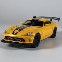 1:32 Dodge Viper ACR Massive Sports Car Alloy Metal Diecast Model Car High Simulation Home Trendy Toys Ornaments Holiday Present raudona