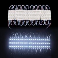 20 vnt. DC 12V 2835 SMD 3 LED modulis, įpurškiamas, atsparus vandeniui IP67, dekoratyvinis 2835 kietas juostinis strypas, šviesos lempa, šaltai balta