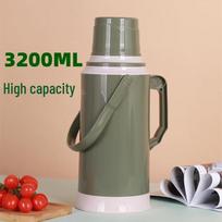 Wuzuo 3,2 l retro stiklu dengtas termosas