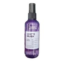 KUNDAL Rich Perfume Hair Mist White Musk 100ml – Ilgai išliekantis kvapas, plaukų blizgesio priežiūra, kolageno ir aminorūgščių purškalas minkštiems šilkiniams plaukams 100ml