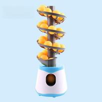 Automatinis paleidimo robotas Vaikams Studentams Mokyklai Teniso treniruočių įranga Nešiojamas stalo teniso robotas Pradedantiesiems žaidėjams Holds 28 Balls