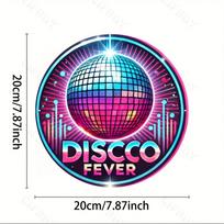 Vintage Disco Ball Aluminum Wall Art Reusable Home Decor Gift įvairiaspalvis
