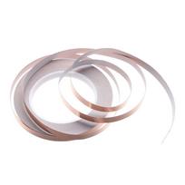 30 metrų lipni EMI ekranavimo karščiui atspari juosta, vienpusė laidžioji vario folijos juostelė 3mm 4mm 5mm 6mm 8mm 10mm 3mm