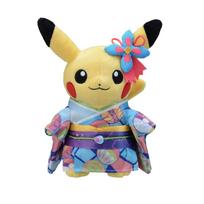 Centrinis originalus pliušinis Pikachu Kaga centre 22 x 15 x cm x P x Pokémon žaislas Kimono, Pokémon Kanazawa, 9.5 (HD).