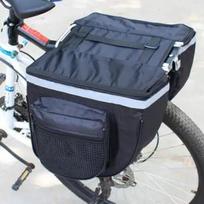 Vandeniui atsparus dviračio galinės sėdynės bagažinės šoniniai paketai, dvigubi krepšys Bicycle bag