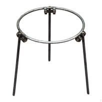 Stovyklavietės trikojis stovas Sulankstomas kempingo grotelių puodų stovas iškylai 19cm Single Ring