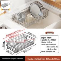 Adjustable Kitchen Sink Dish Drying Rack