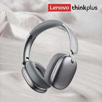 Originalios Lenovo TH60 žaidimų ausinės su mikrofonu, belaidės Bluetooth 5.4, su triukšmo slopinimu, HD skambučiams, mažos delsos, stereo ausinės, sportui pilka