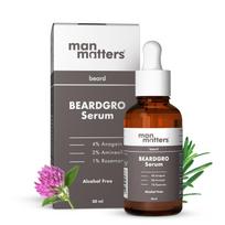 Man Matters BeardGro Barzdos augimo serumas vyrams 30 ml Pakuotė 1 | Storesnė barzda ir sumažėję tušti ploteliai