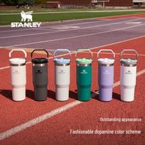 Stanley Classic nerūdijančio plieno vakuuminis puodelis su šiaudeliu