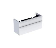 Geberit 500.356.00.1-vonios spintelė po dvigubą praustuvą Smyle Square 61,7x118,4 cm balta
