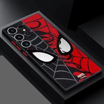 Marvel Žmogus-voras dėklas Samsung Galaxy S25 S23 Ultra S24 FE S22 Plus S20 S21 S10 Note 20 10 Matinis Funda Galinis TPU telefono dangtelis for Galaxy S24