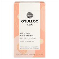OSULLOC - PERSIKŲ RAMUNĖLIŲ ARBATA (Žolelių arbata su saldžiu persikų skoniu) 1g x 20pcs x 1BOX