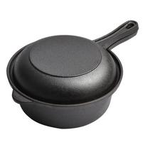 ZISIZ Cast Iron Dual-Use Pan 22cm