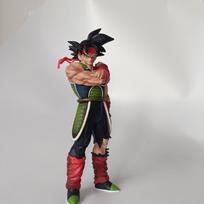 24cm/9.4in Anime Dragon Ball Z figūrėlė Bardock figūrėlė Kolekcionuojamas modelis Statulėlė Žaislas Dovana balta