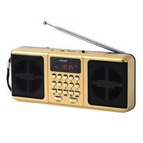 Nešiojamas stereofoninis FM radijas Belaidis garsiakalbis Įkraunamas akumuliatorius Palaiko TF kortelę USB Suderinamas su Bluetooth Garsiakalbis su FM imtuvu juoda