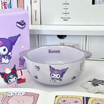 Mielas Sanrio keraminis ryžių dubenėlis Vaikų valgymo dubenėlis Kulomi stalo indai Keraminis kepimo indas Gimtadienio dovana gray