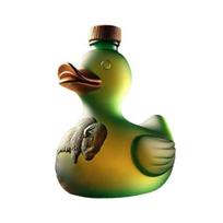 Duck Whiskey Bottle Glass Animal Decanter Fun Duck Shape Wine Bottle 100ml Capacity Artistic Decanter Decoration for Bar Home Office B