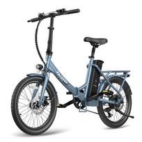 Fafrees F20 Ilgai veikiantis elektrinis dviratis suaugusiems, 250W bešepetėlis variklis, 36V18.2Ah baterija, 20 colių ratai – Puikiai tinka kasdieniam važiavimui mieste ir laisvalaikiui žalia