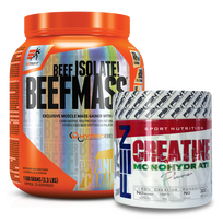 Extrifit Beef Mass 1500 g. + FEN Creatine 300 g (Papildai masės auginimui)