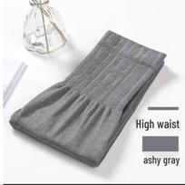 Aukšto juosmens, pilvą kontroliuojantys, besiūliai moteriški leginsai – liekninantys, modeliuojantys figūrą, pakeliantys klubus, pritaikyti smulkioms moterims One Size skalūno pilka spalva